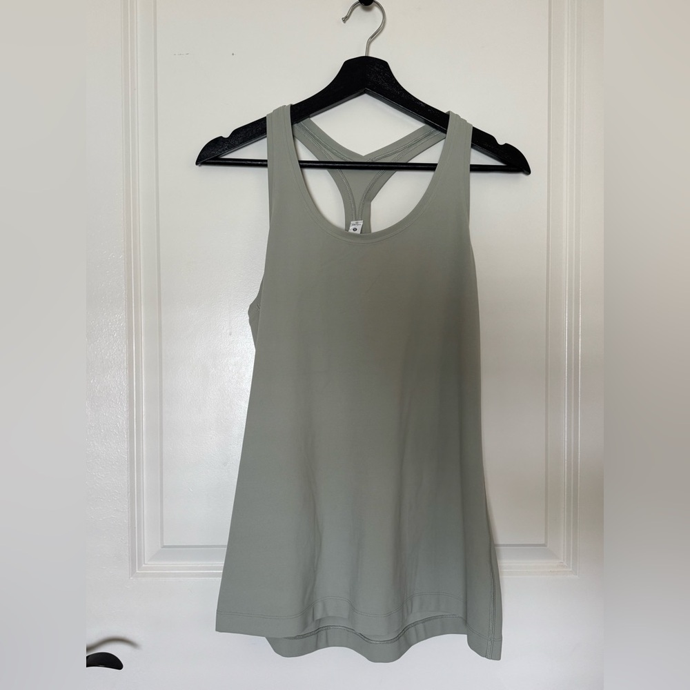 Lululemon Athletica Green Sleeveless Tank Top